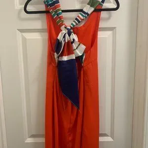 ワンピース Multi-Way Back Ribbon Stripe Dress Butterfly Dress for Women Vneck Batwing Sleeve Kaftan
